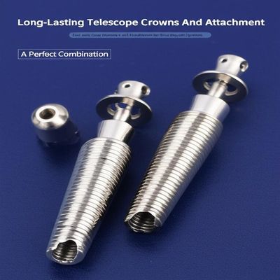 खरीदें Long-Lasting Telescope Crowns And Attachment for Most Implant Systems A Perfect Combination ऑनलाइन निर्माण