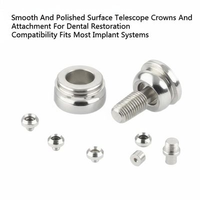 खरीदें Smooth And Polished Surface Telescope Crowns And Attachment For Dental Restoration Compatibility Fits Most Implant Systems ऑनलाइन निर्माण